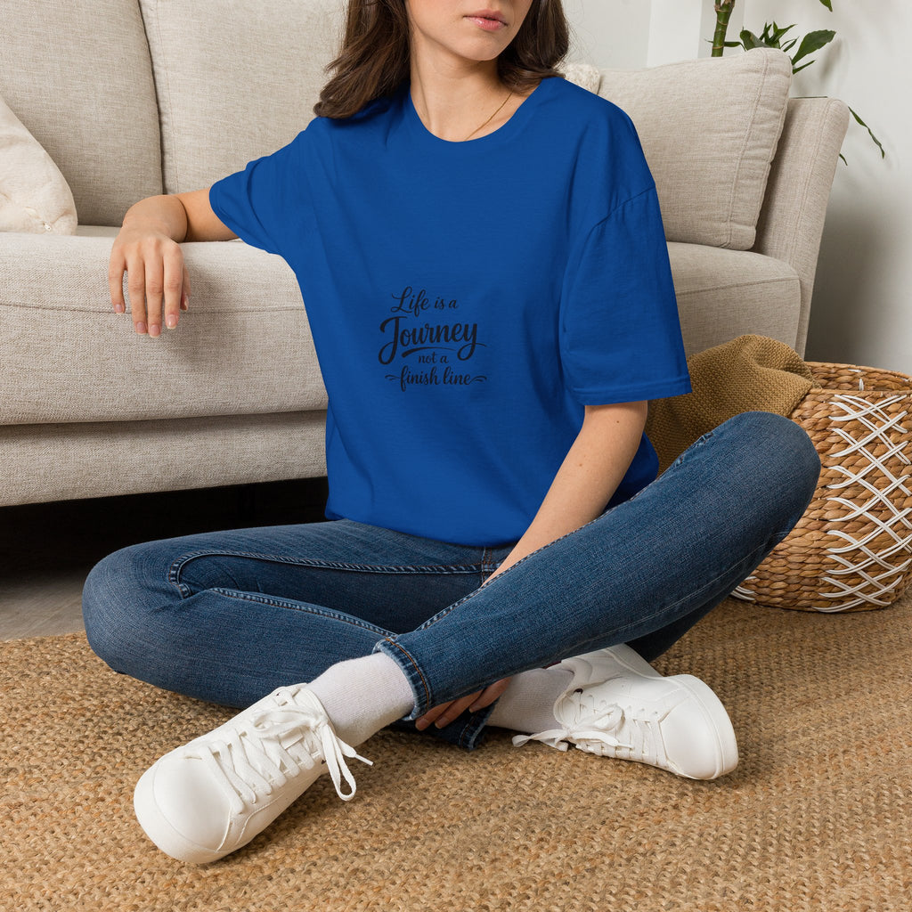 Life Is a Journey T-Shirt2 – Minimal Inspirational Quote Tee