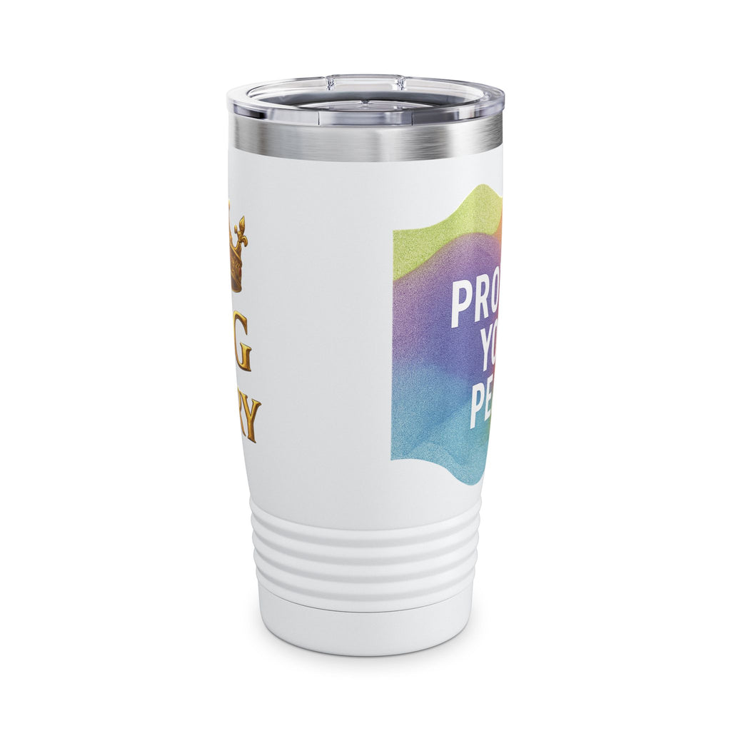 20oz Ringneck Tumbler — "The King of Glory" Crowned Stainless Travel Mug