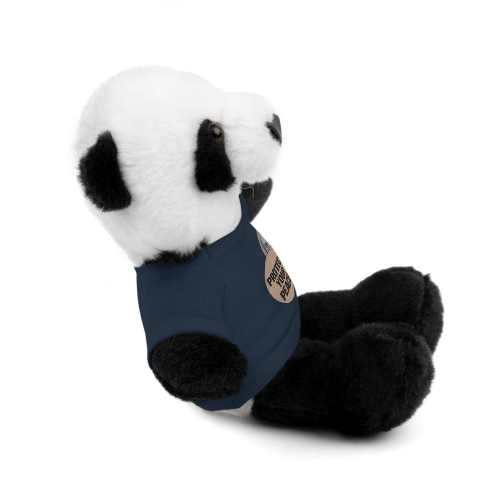 Protect Your Peace Teddy Bear — Plush Stuffed Animal with Tee