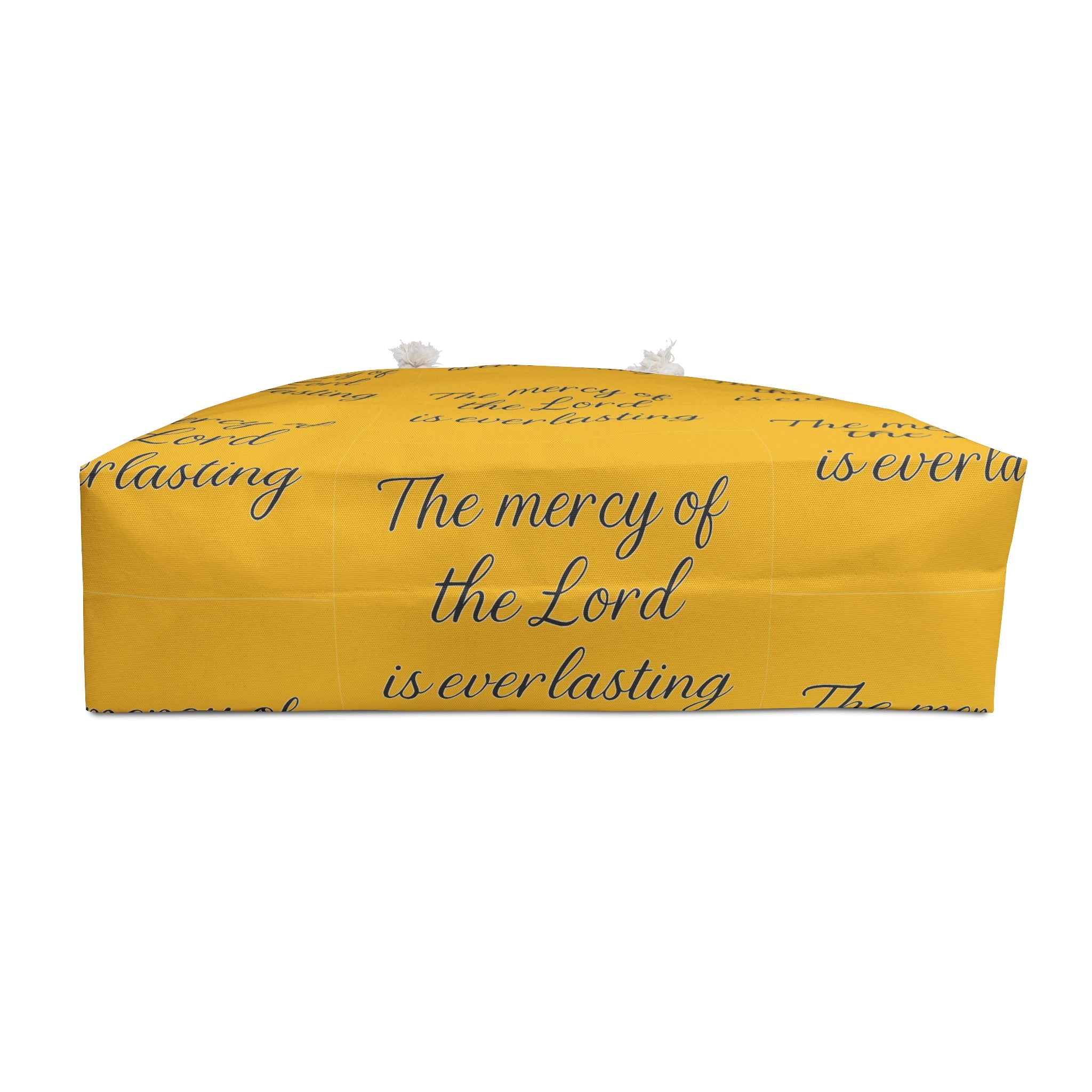 Weekender Bag – "The mercy of the Lord is everlasting" Christian Travel Tote