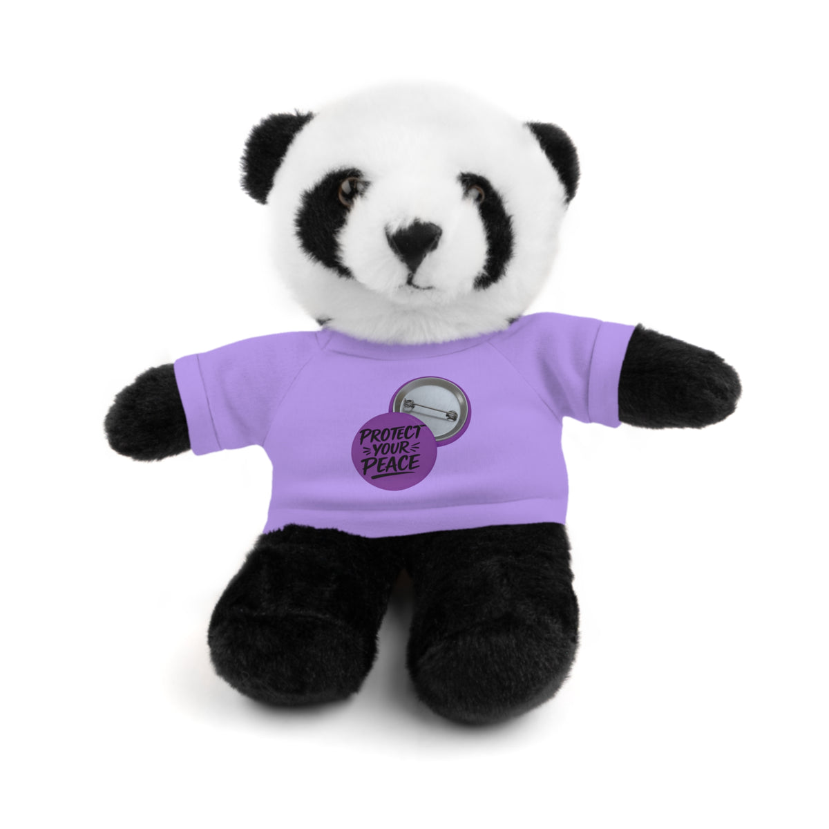 Plush Bear with 'Protect Peace' Tee