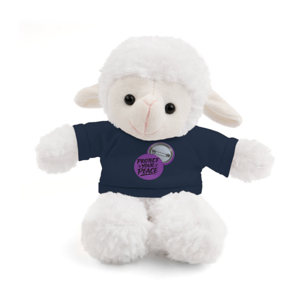 Plush Bear with 'Protect Peace' Tee