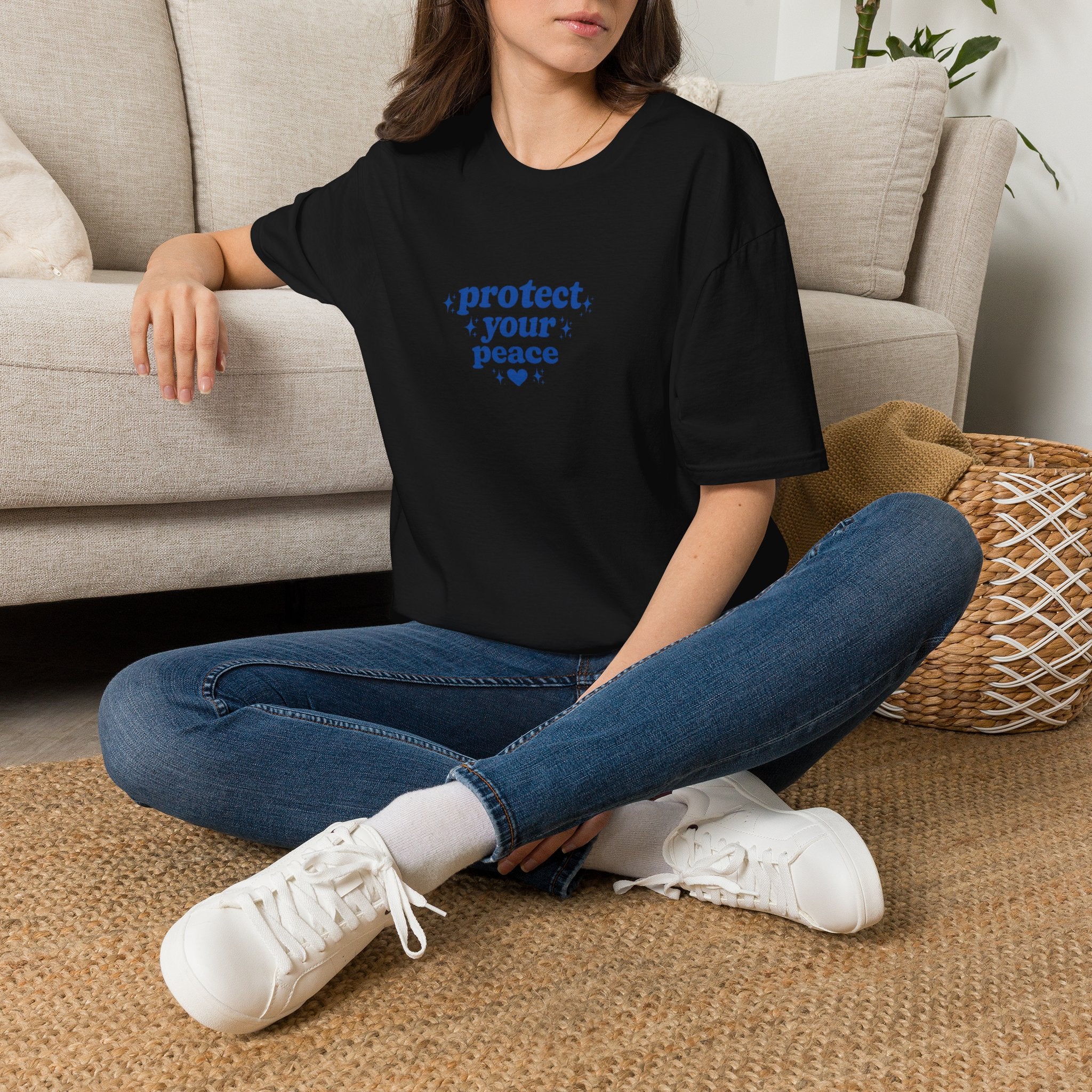 Protect Your Peace T-Shirt — Positive Self-Care Graphic Tee
