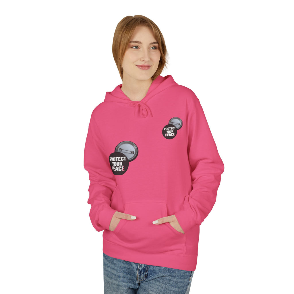 Protect Your Peace Hoodie — Minimal Badge Graphic Pullover