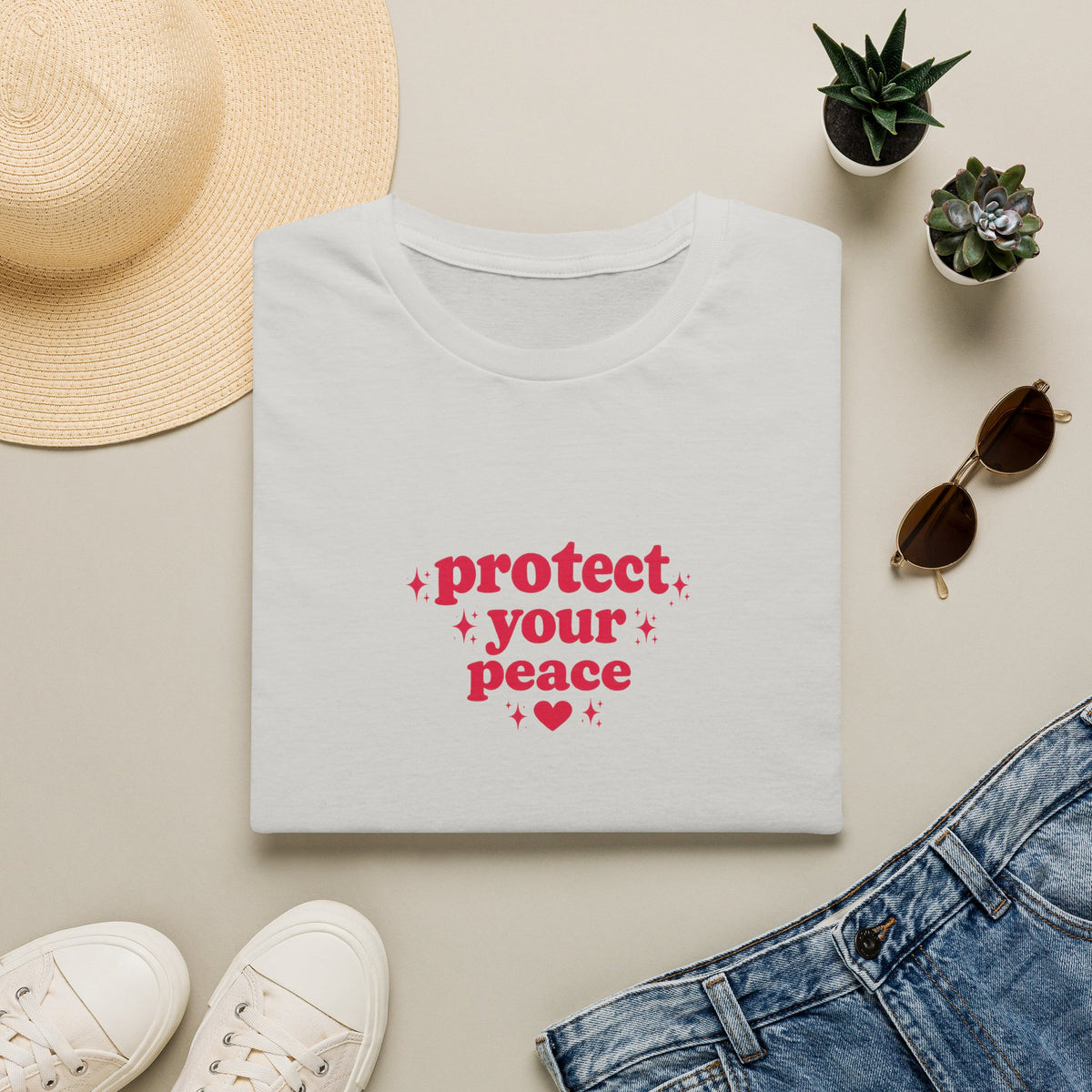Protect Your Peace T-Shirt — Self-Care Graphic Tee