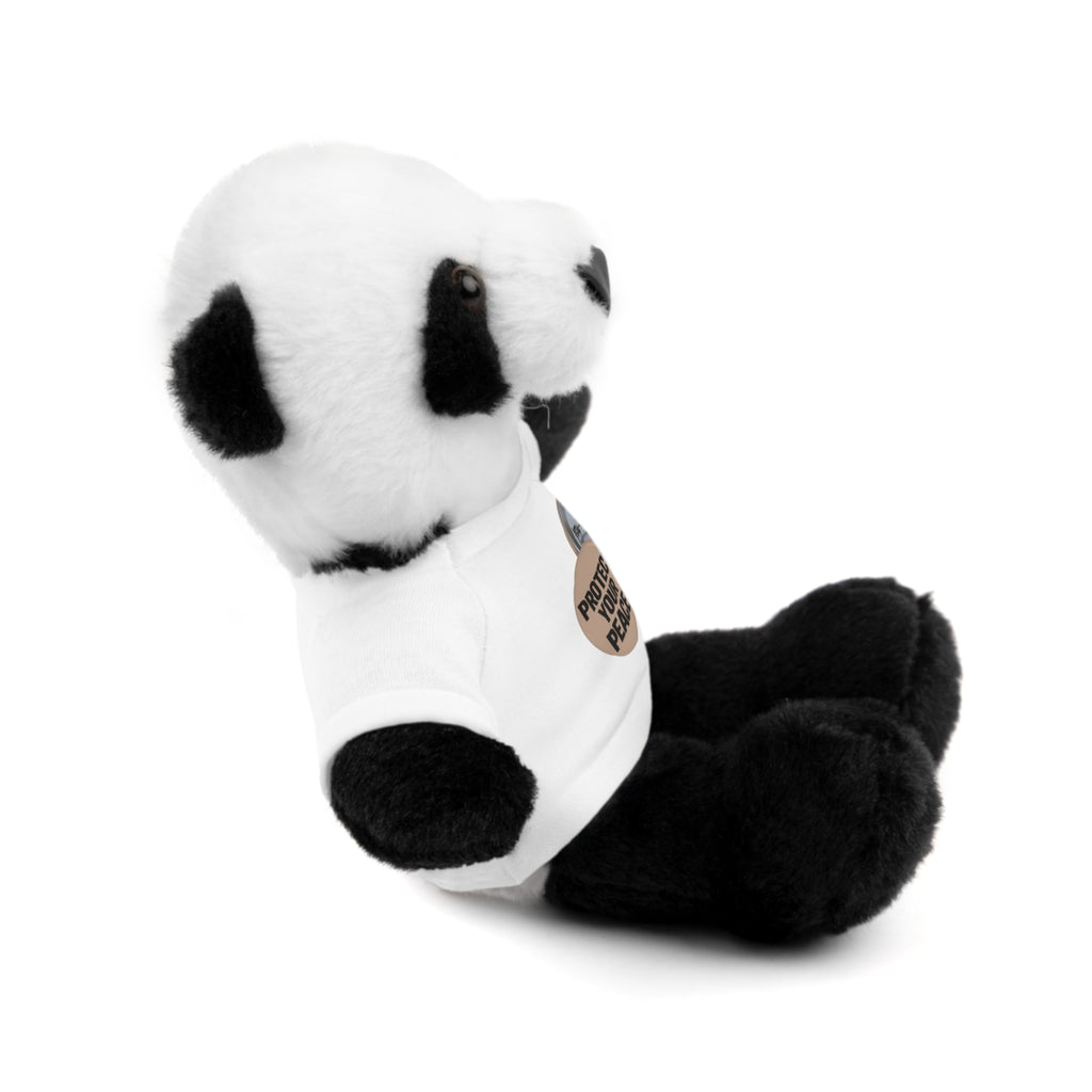 Protect Your Peace Teddy Bear — Plush Stuffed Animal with Tee