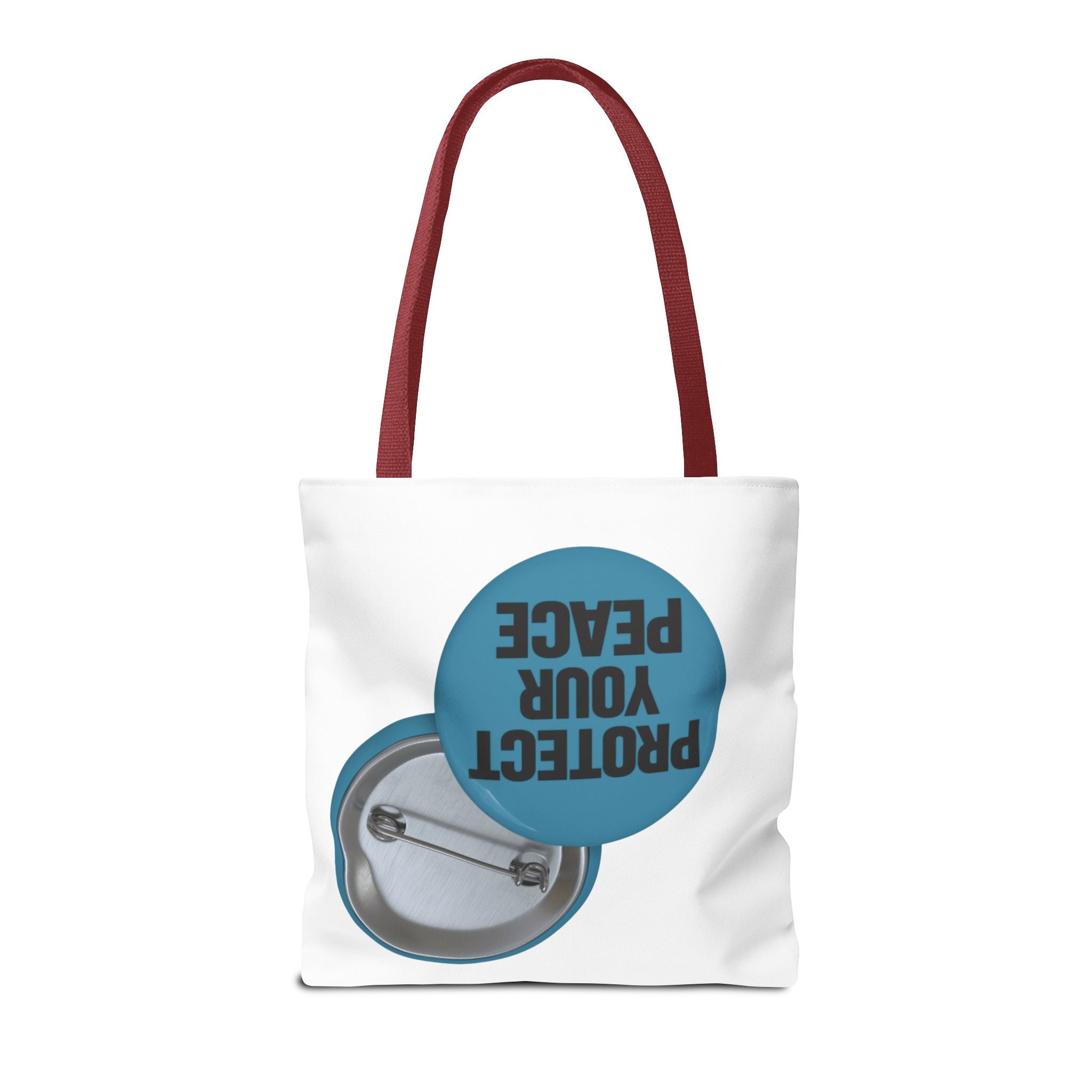 Protect Your Peace Tote Bag - Inspirational Everyday Canvas Shopper