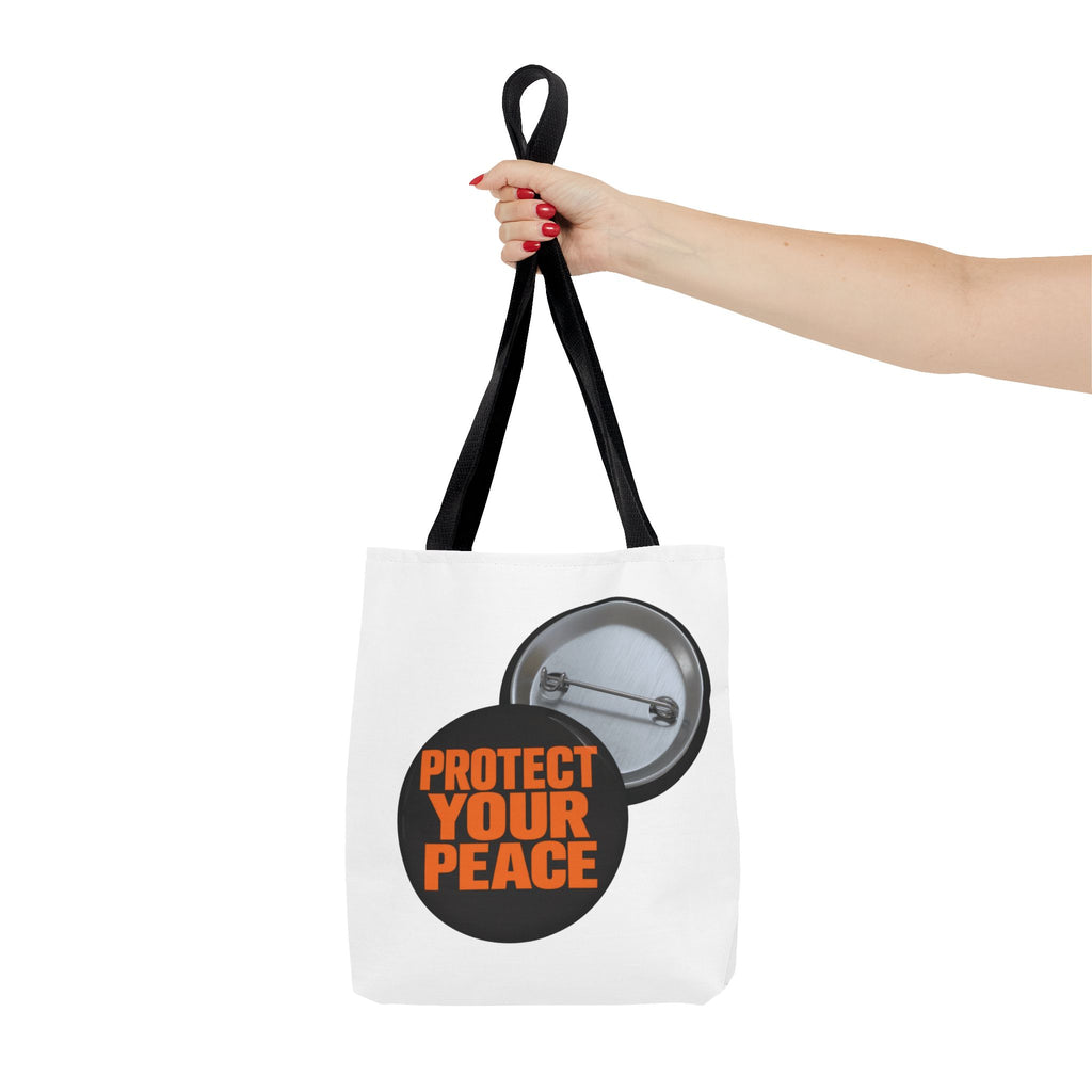 Protect Your Peace graphic design Mental Health Awareness Tote Bag