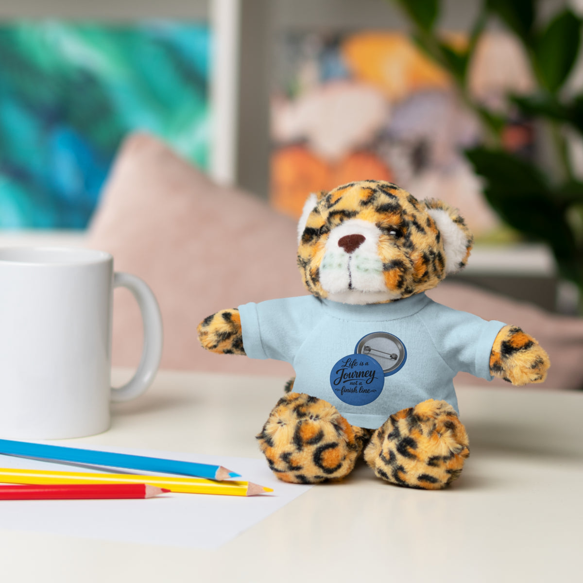 Personalized Teddy Bear with Custom Tee — Cute Plush Gift for Kids & Occasions