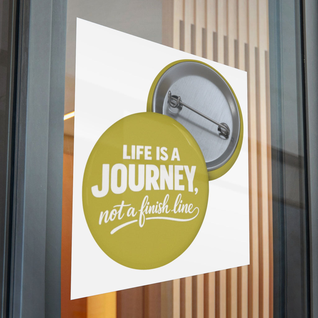 Inspirational 'Life Is A Journey, Not A Finish Line' Sticker