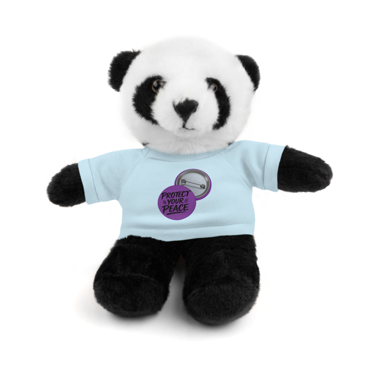 Plush Bear with 'Protect Peace' Tee