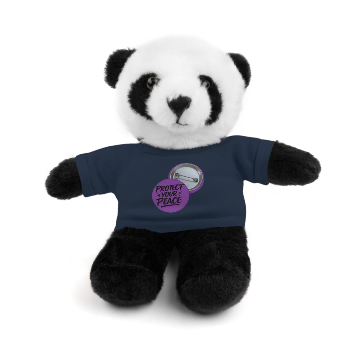 Plush Bear with 'Protect Peace' Tee