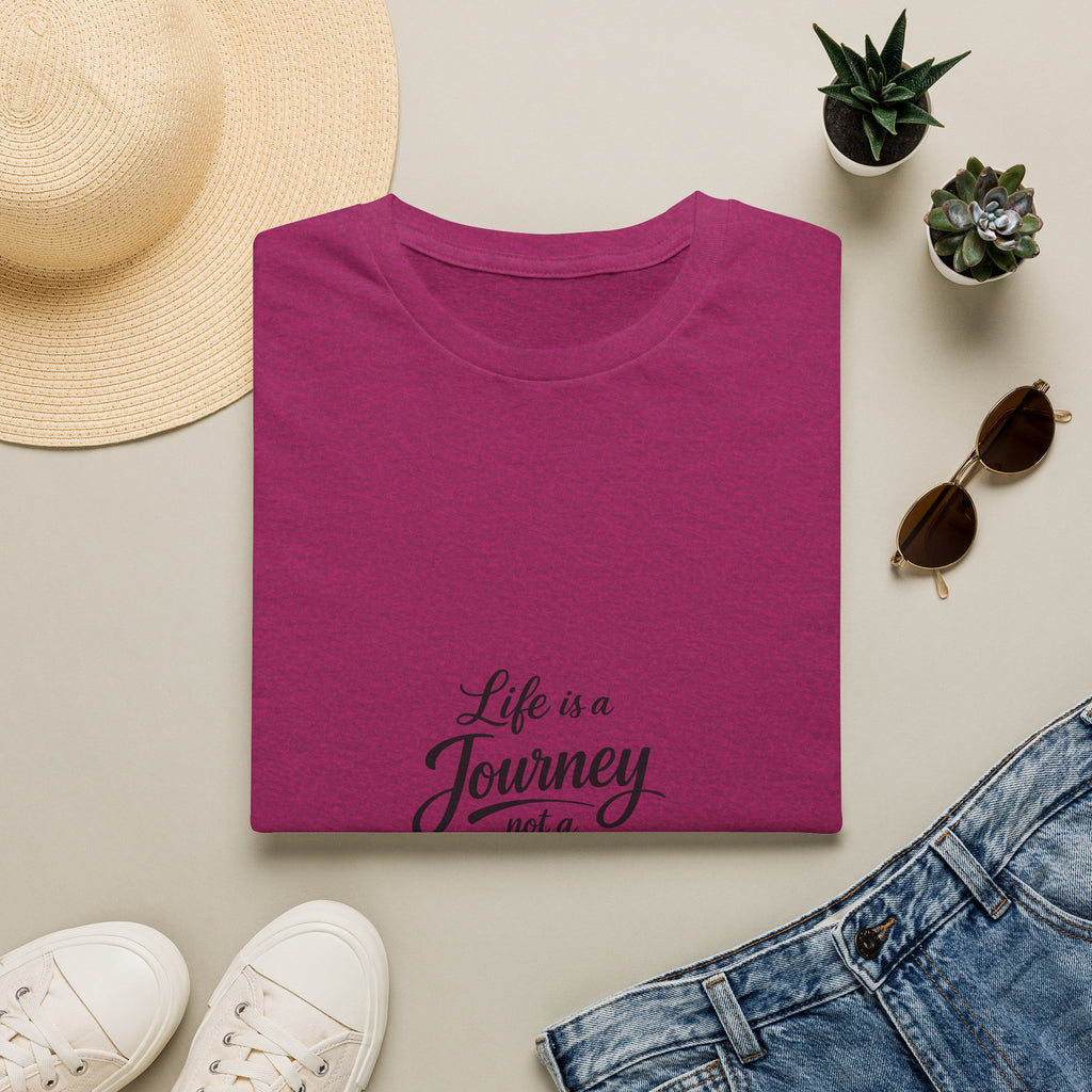 Life Is a Journey T-Shirt2 – Minimal Inspirational Quote Tee