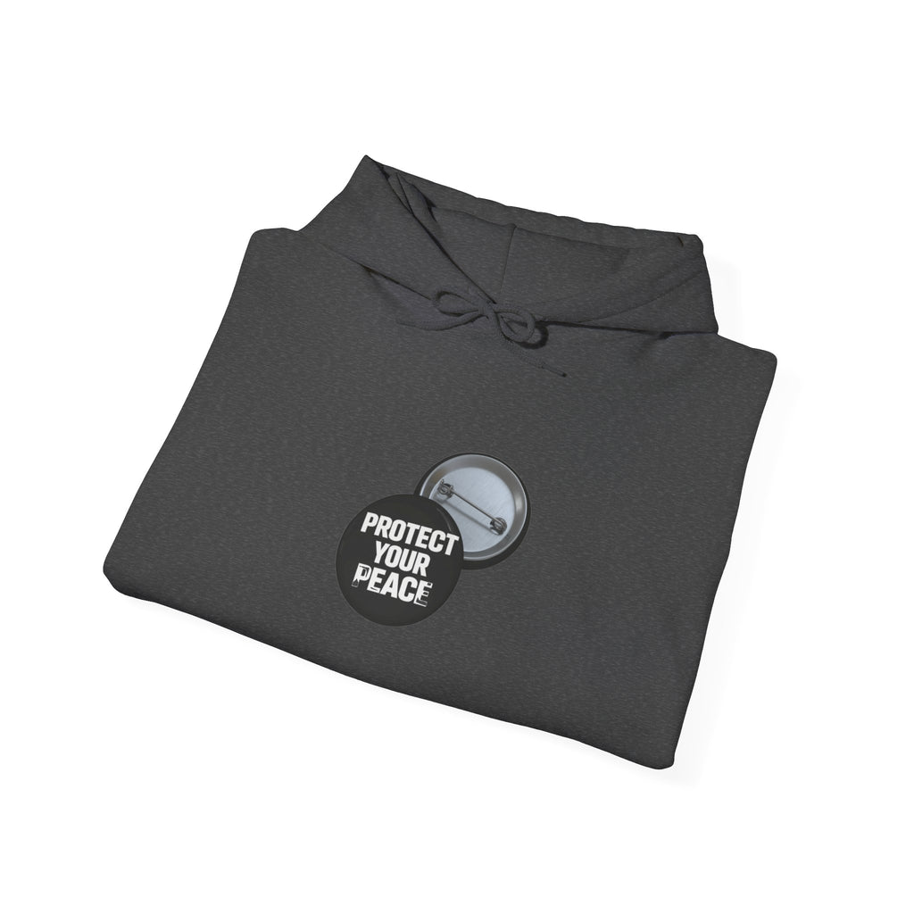Hoodie  protect your peace  graphic design sleave and chest