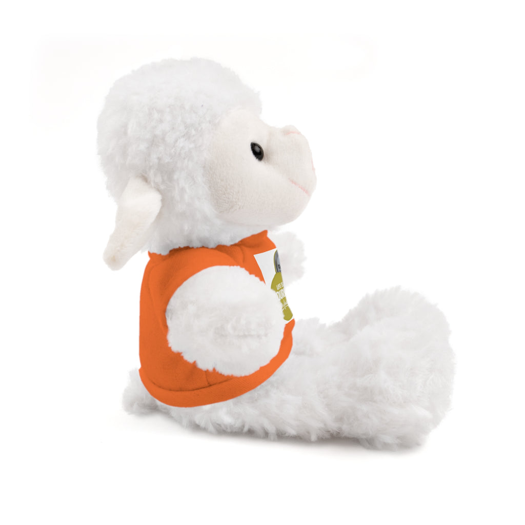 Cute Brown Teddy Bear with 'Life Is a Journey not a finish line.' Tee — Plush Gift for Kids & Travelers