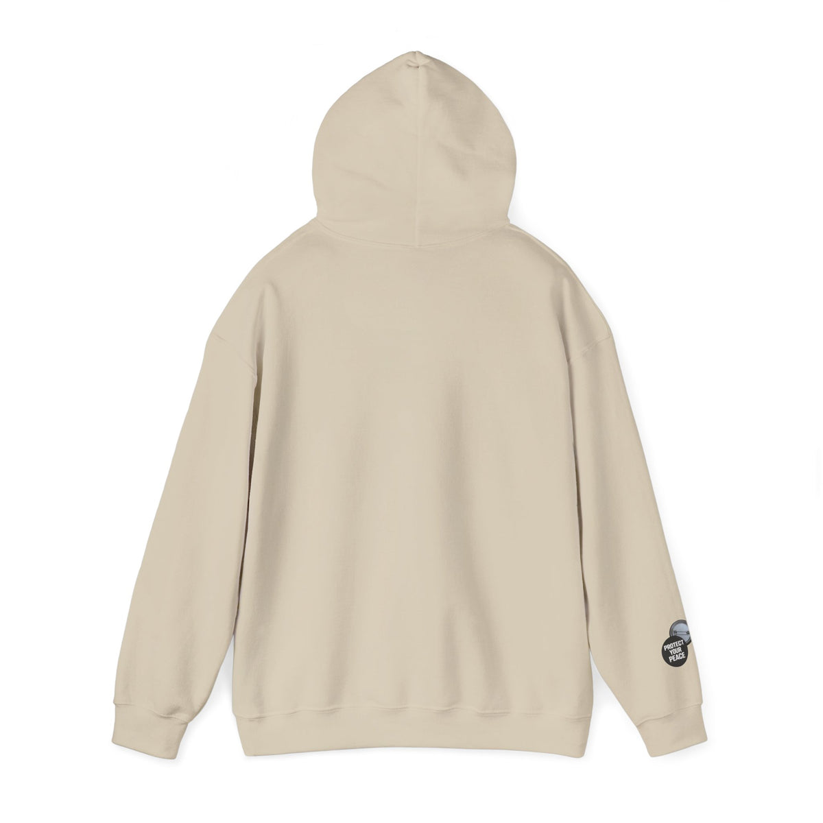 Hoodie  protect your peace  graphic design sleave and chest
