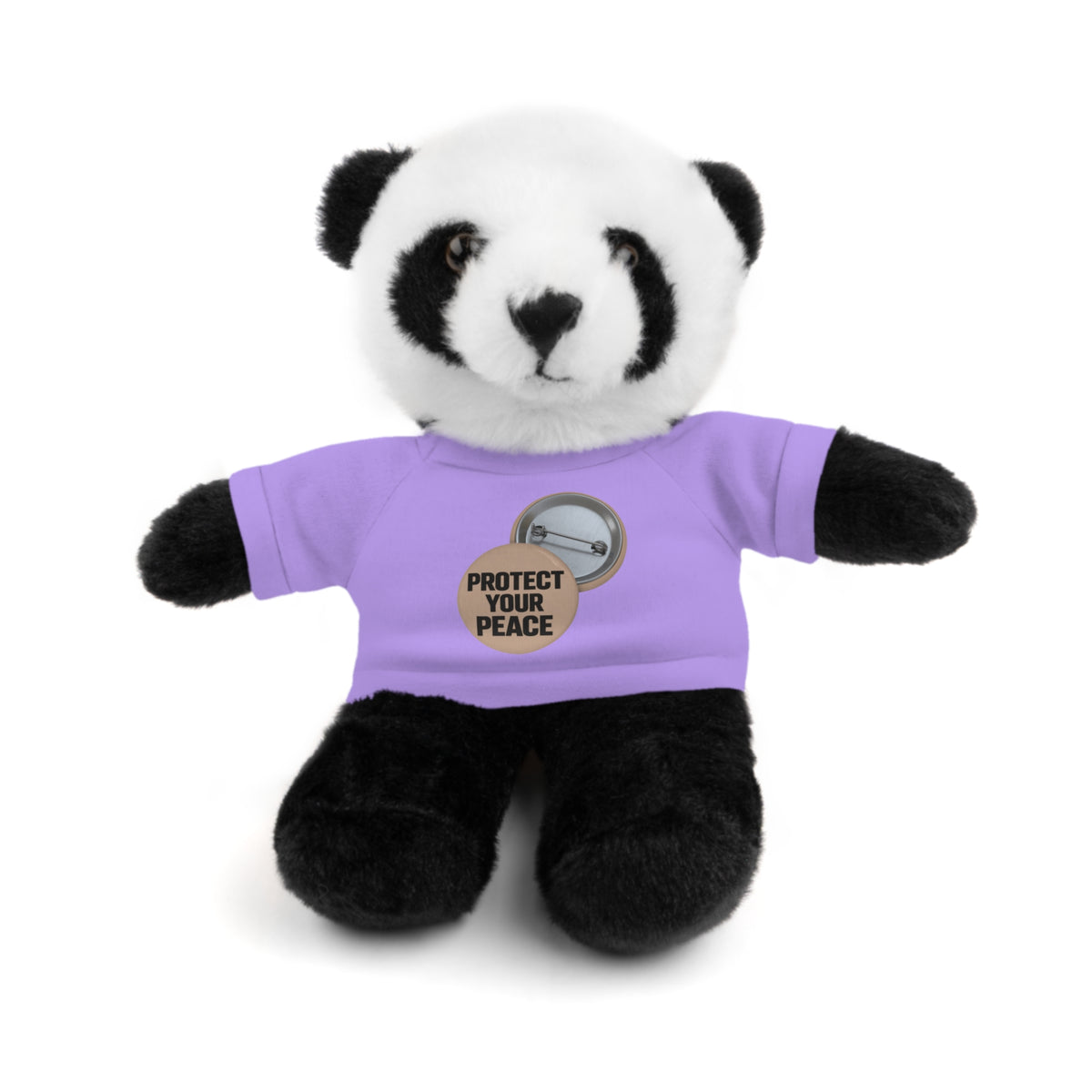 Protect Your Peace Teddy Bear — Plush Stuffed Animal with Tee