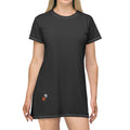Protect Your Peace T‑Shirt Dress — Graphic Relaxation Message Midi Dress
