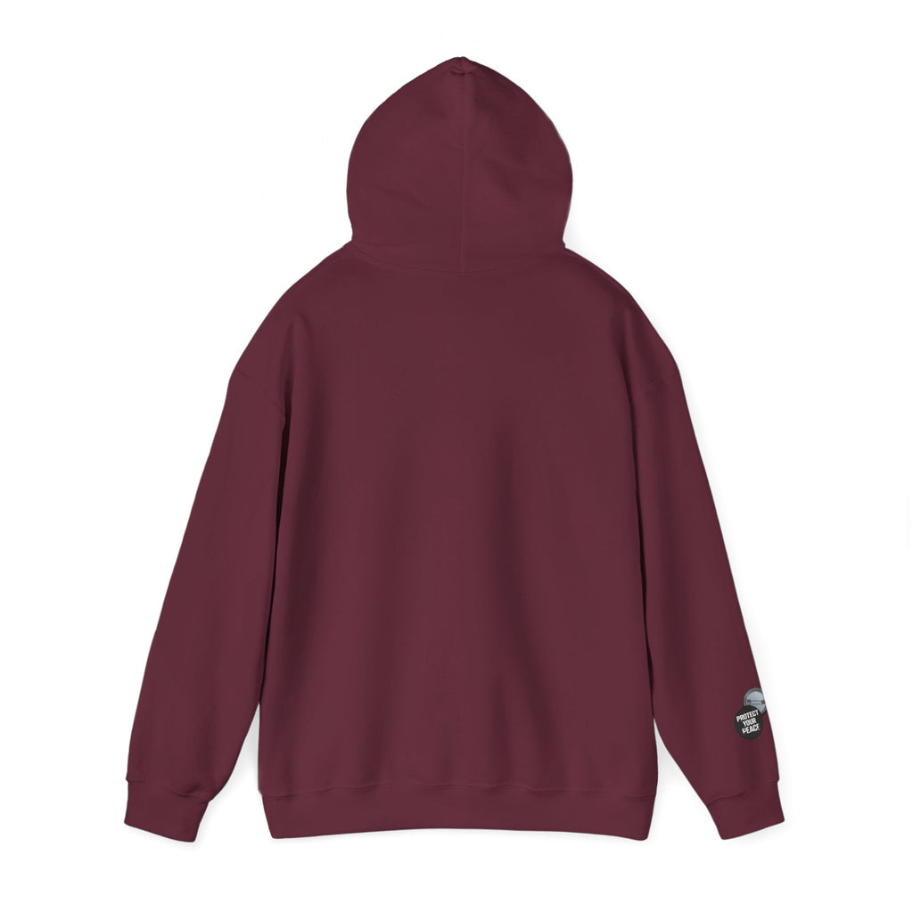 Hoodie  protect your peace  graphic design sleave and chest