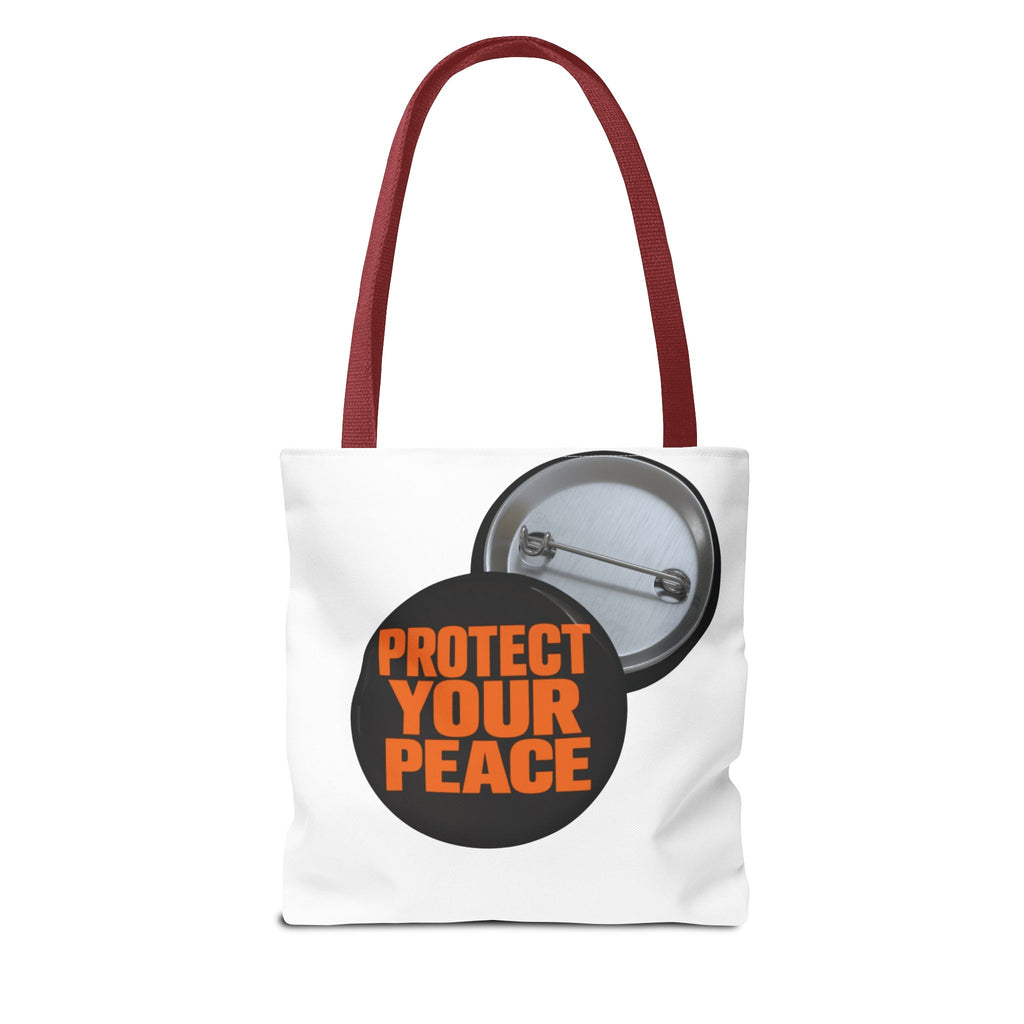 Protect Your Peace graphic design Mental Health Awareness Tote Bag