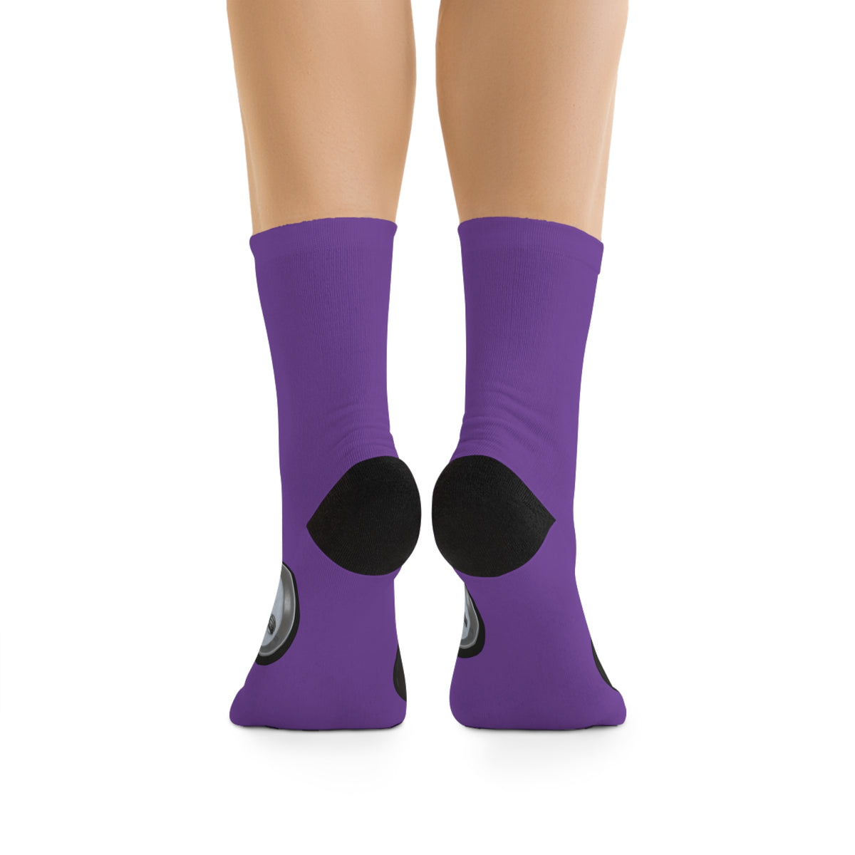 Protect Your Peace Purple Statement Socks