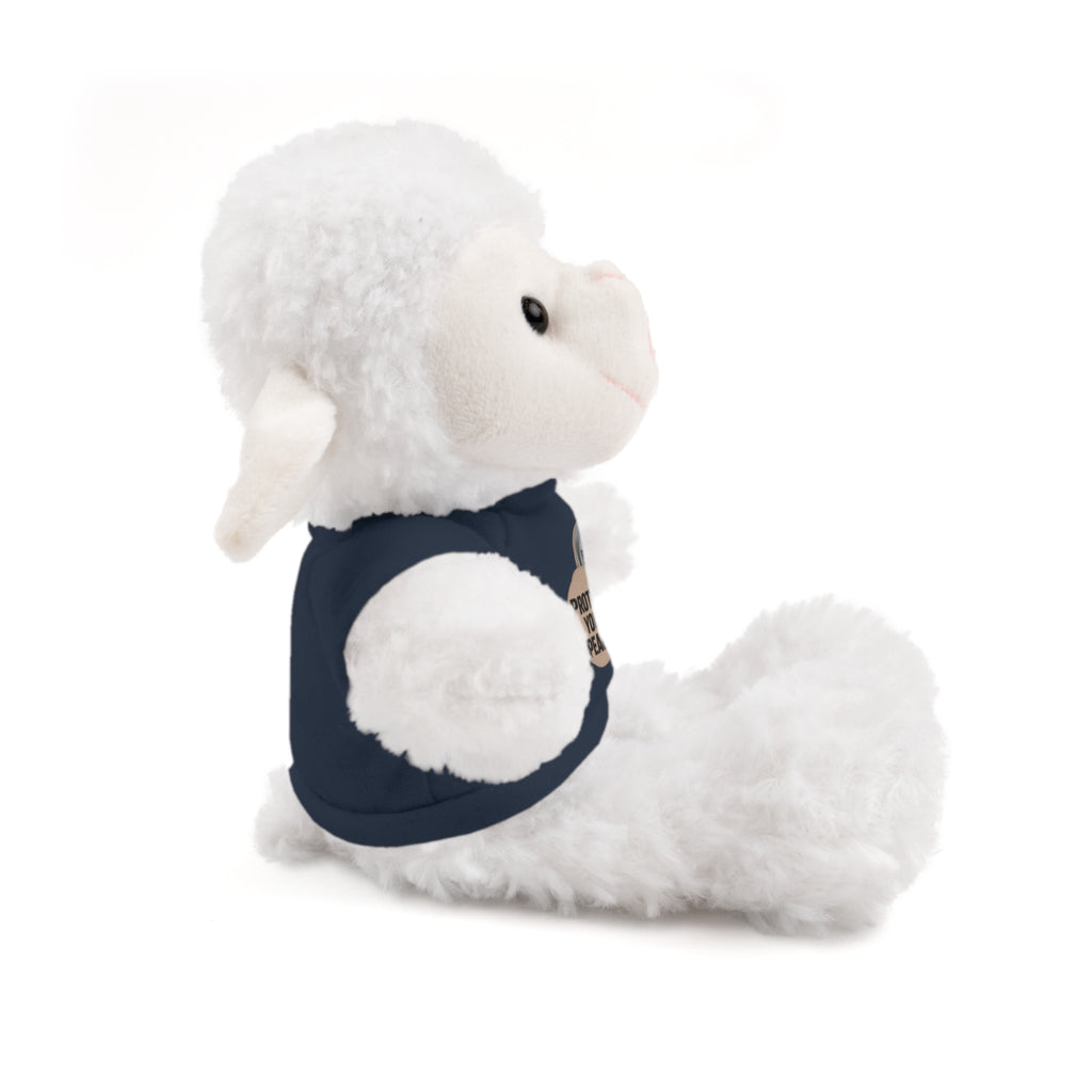 Protect Your Peace Teddy Bear — Plush Stuffed Animal with Tee