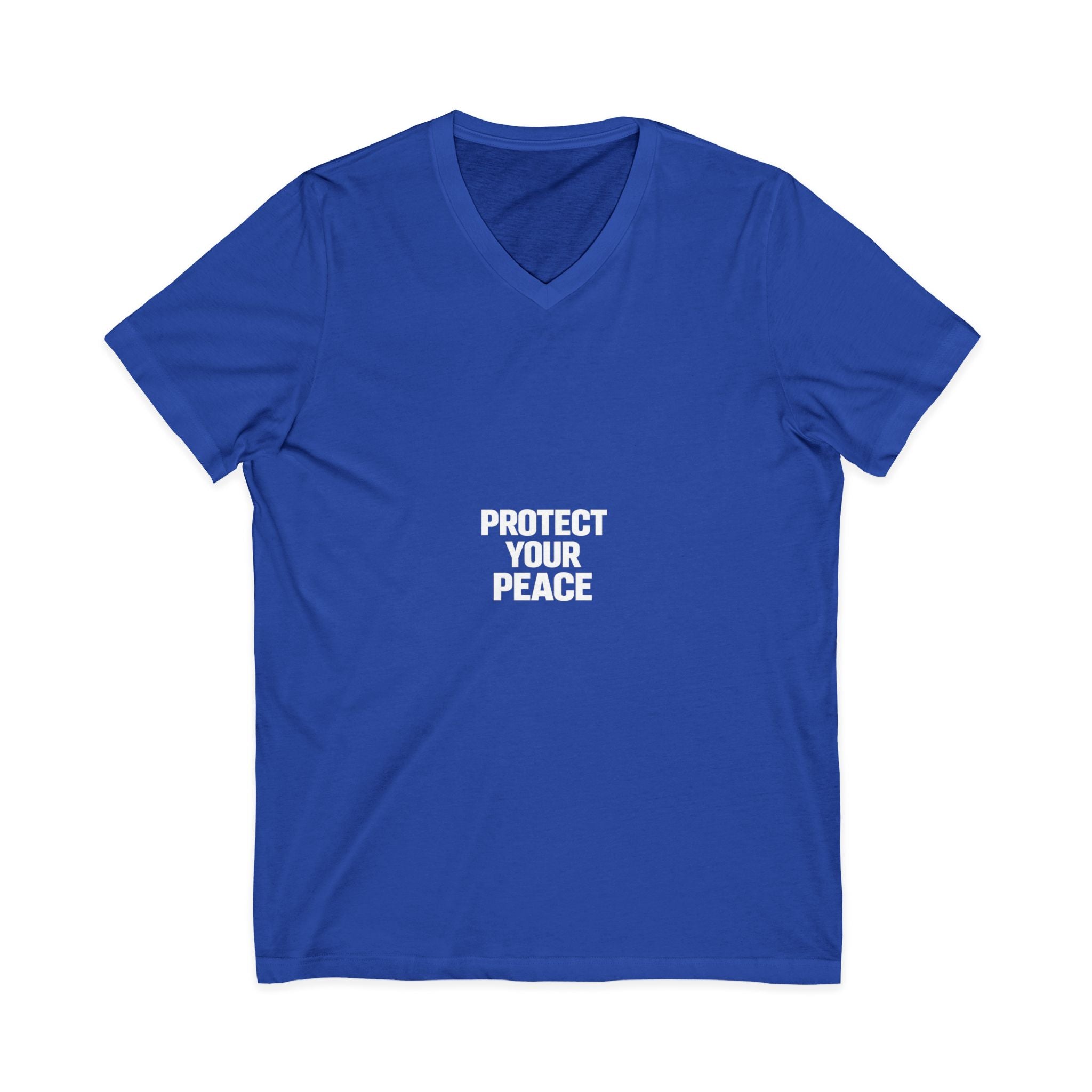 Unisex Jersey Short Sleeve V-Neck Tee