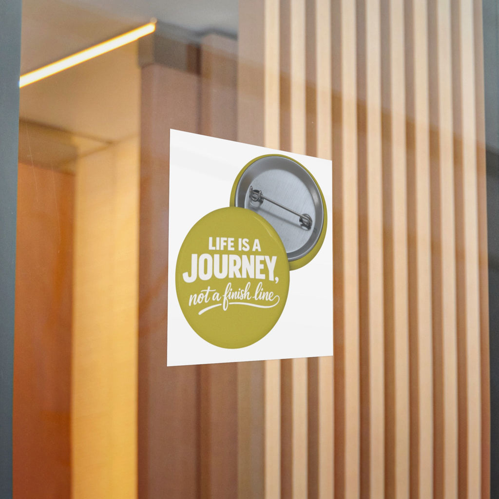 Inspirational 'Life Is A Journey, Not A Finish Line' Sticker