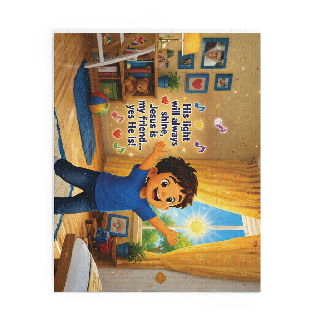 Children's Christian Puzzle — "His Light Will Always Shine" (120/252/500 pc)