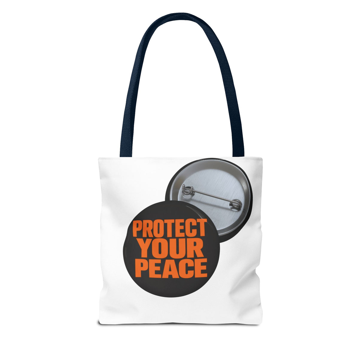 Protect Your Peace graphic design Mental Health Awareness Tote Bag