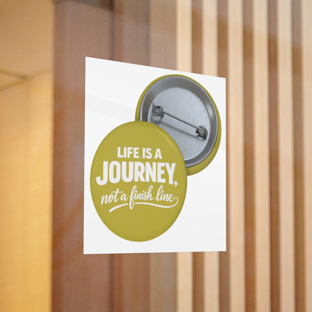 Inspirational 'Life Is A Journey, Not A Finish Line' Sticker