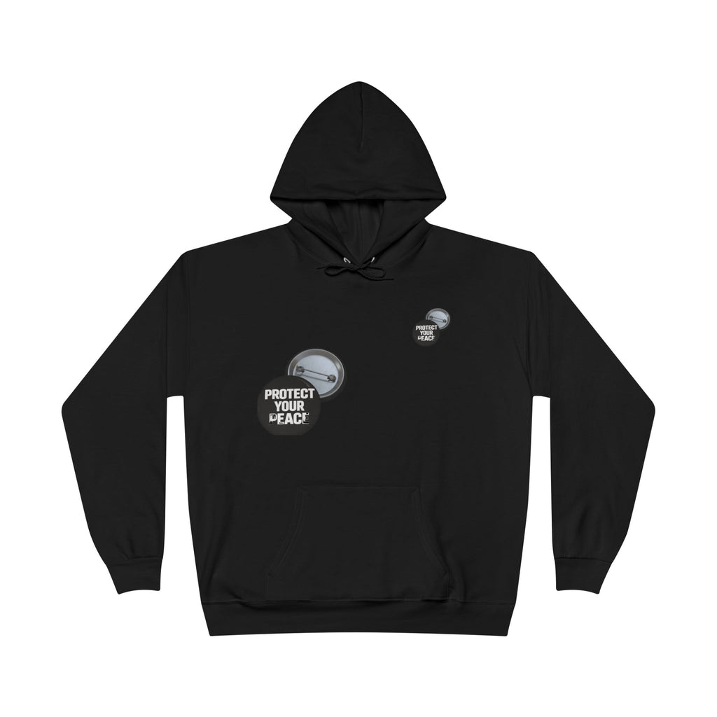 Protect Your Peace Hoodie — Minimal Badge Graphic Pullover