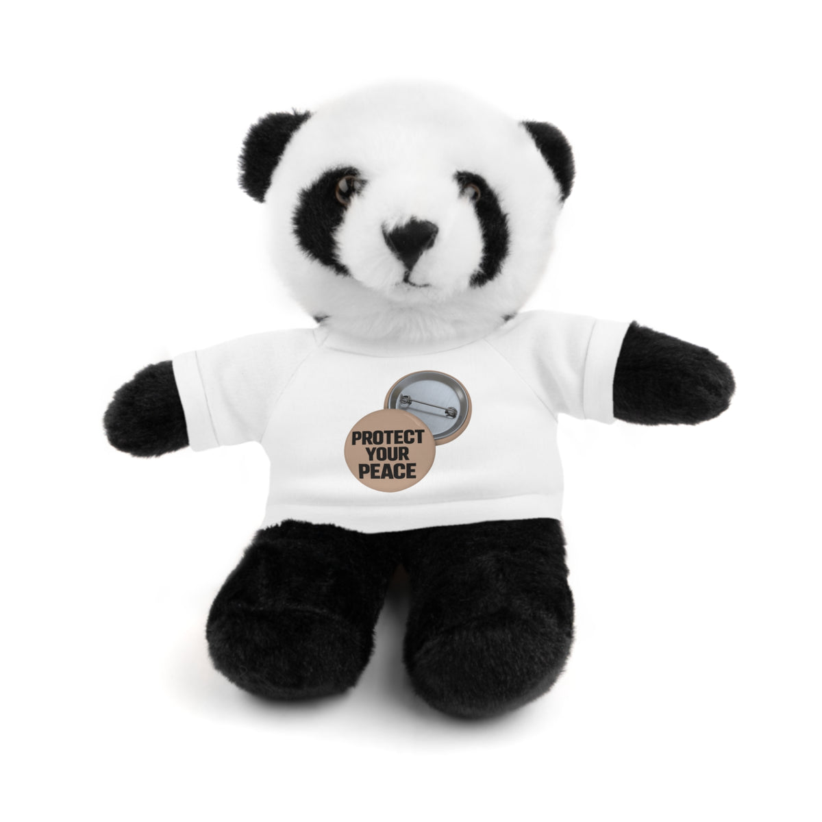 Protect Your Peace Teddy Bear — Plush Stuffed Animal with Tee