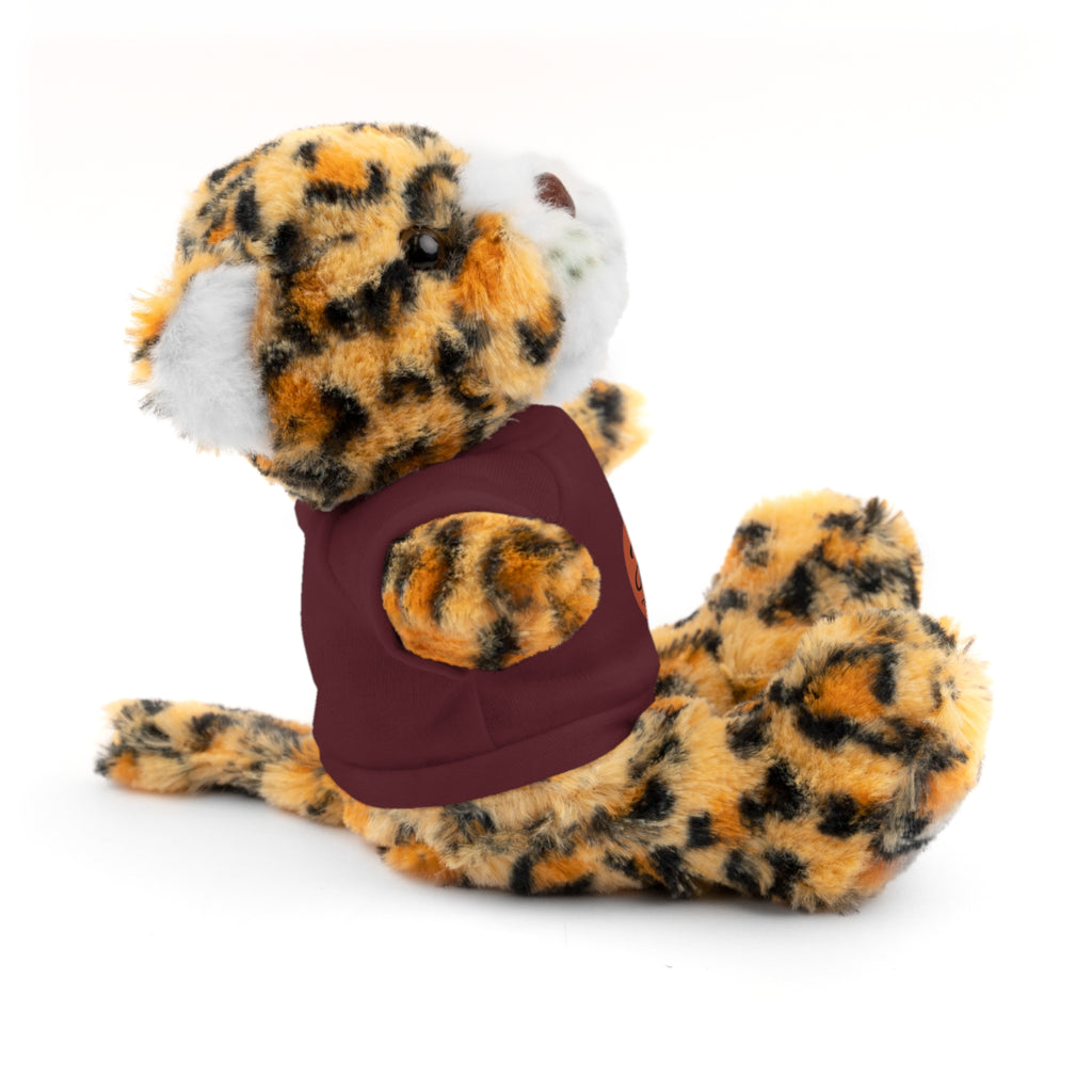 Life is a journey not a finish line. Plush Teddy Bear with Printed Tee — Cute Personalized Gift for Kids & Couples