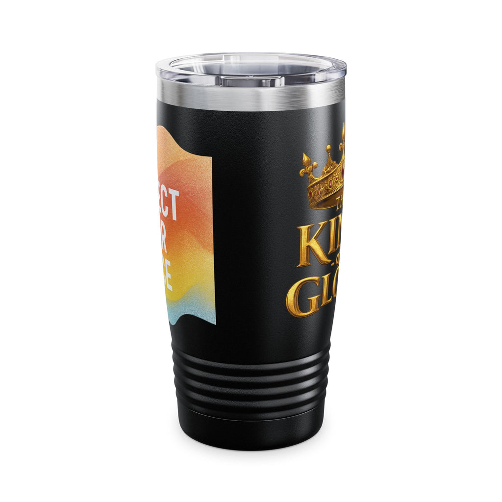 20oz Ringneck Tumbler — "The King of Glory" Crowned Stainless Travel Mug