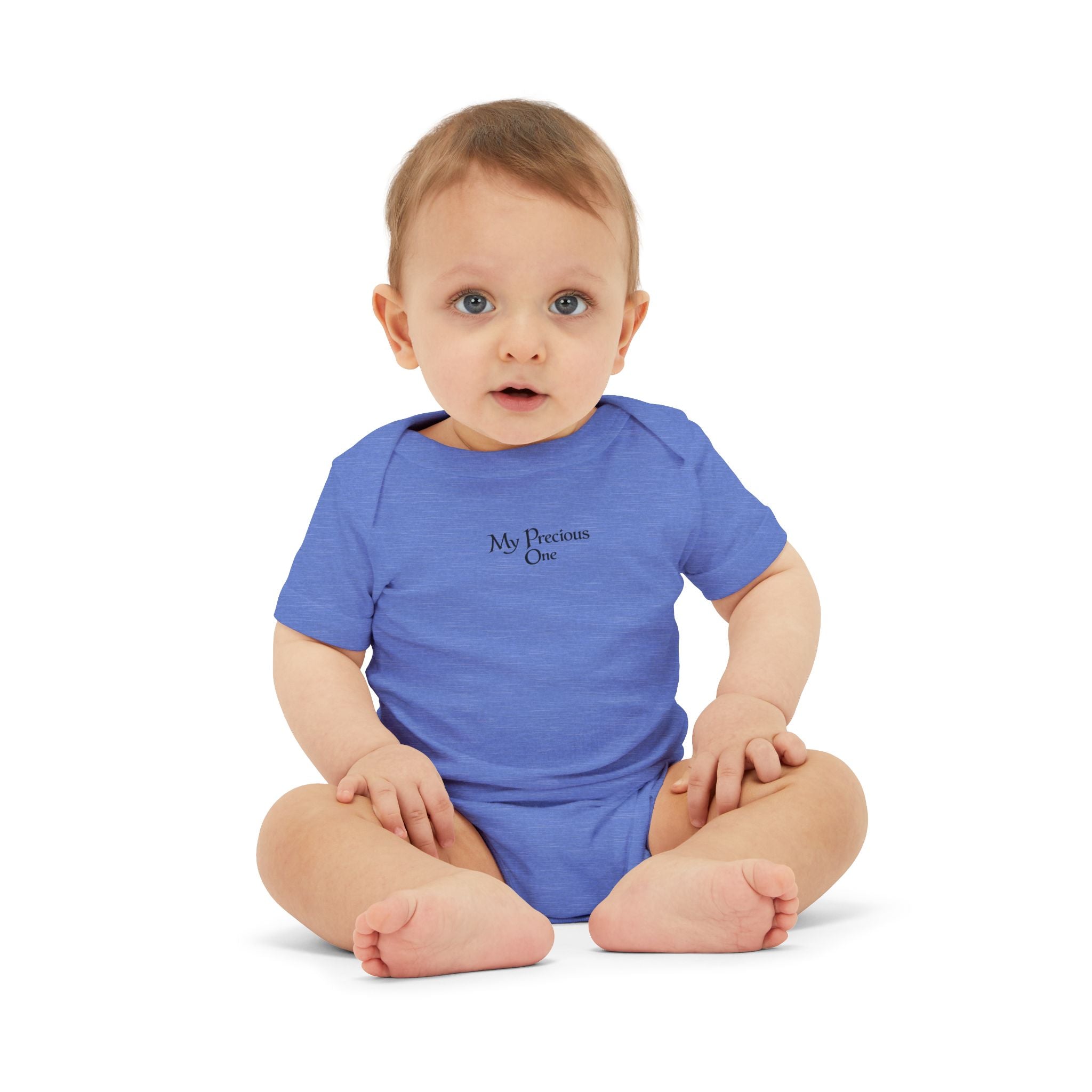 Minimal 'My Favorite' Infant Onesie – Soft White Baby Bodysuit