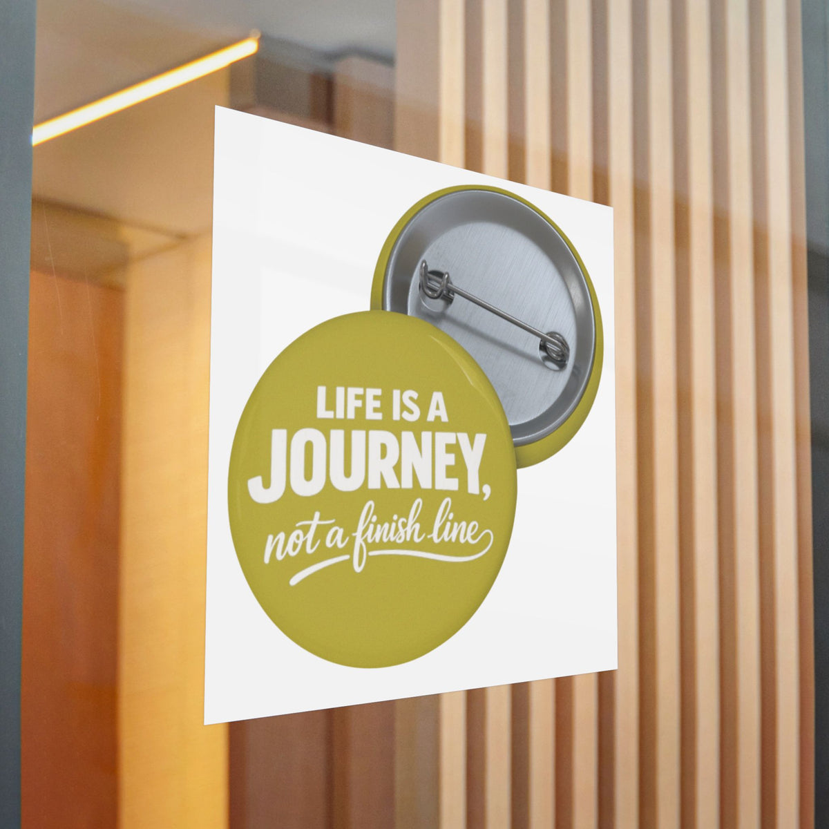Inspirational 'Life Is A Journey, Not A Finish Line' Sticker