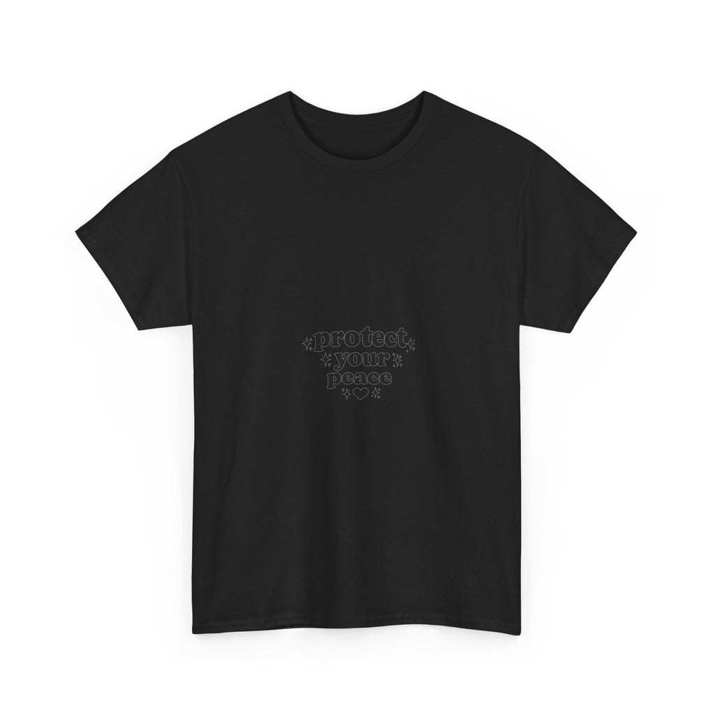 Protect Your Peace T‑Shirt — Minimalist Self‑Care Tee