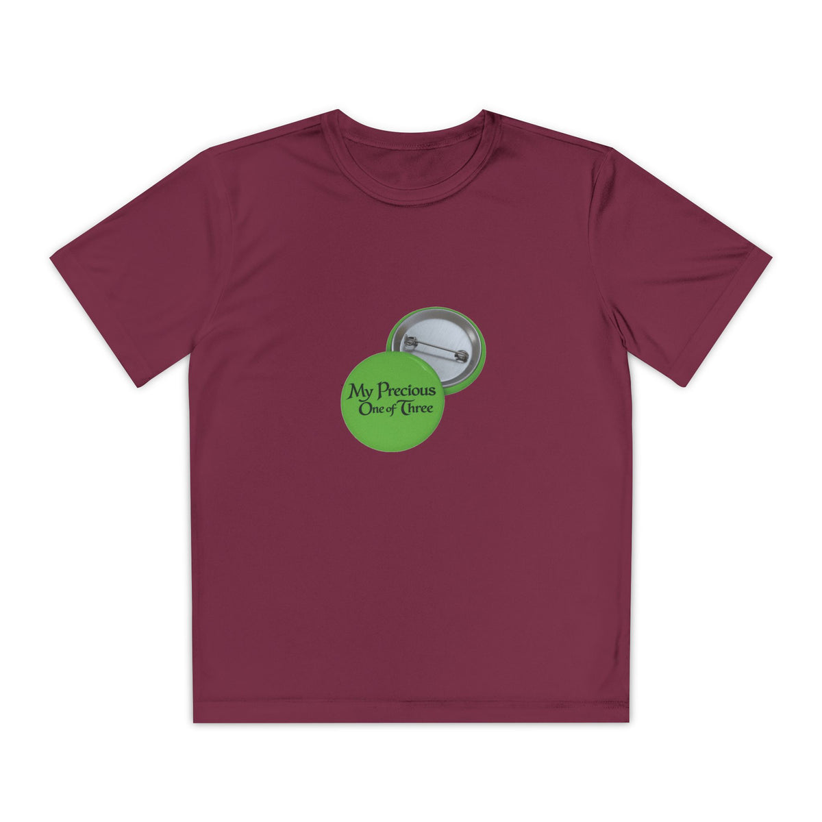 Youth Competitor Tee 'my precious one of three'