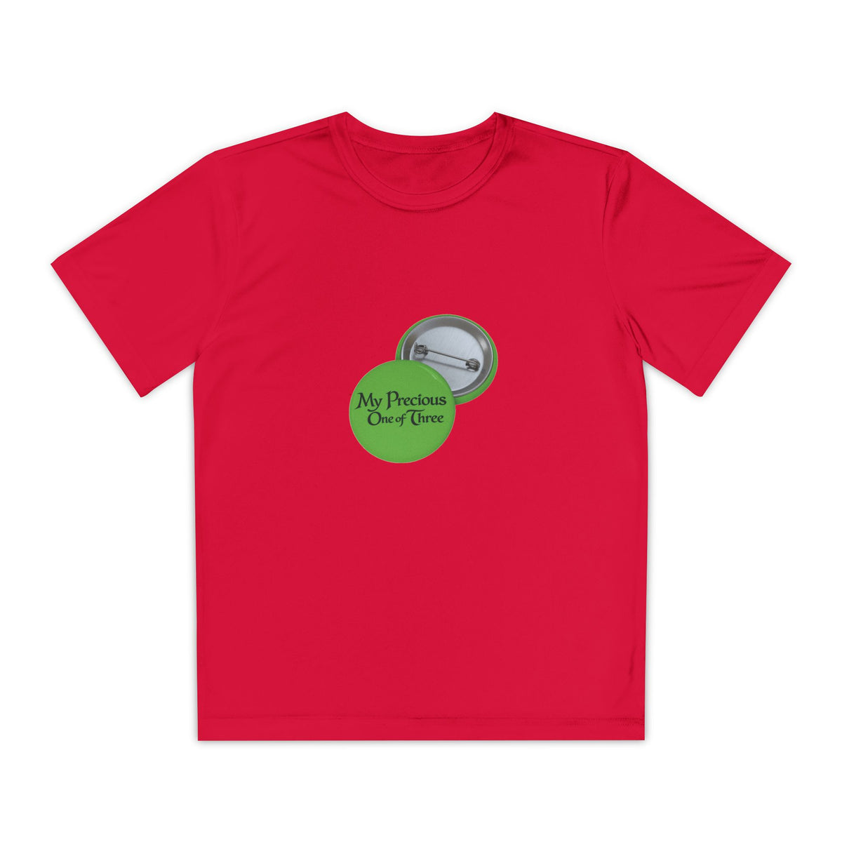 Youth Competitor Tee 'my precious one of three'