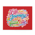 Inspirational Puzzle – “Life Is a Journey, Not a Finish Line” Colorful Motivational Jigsaw