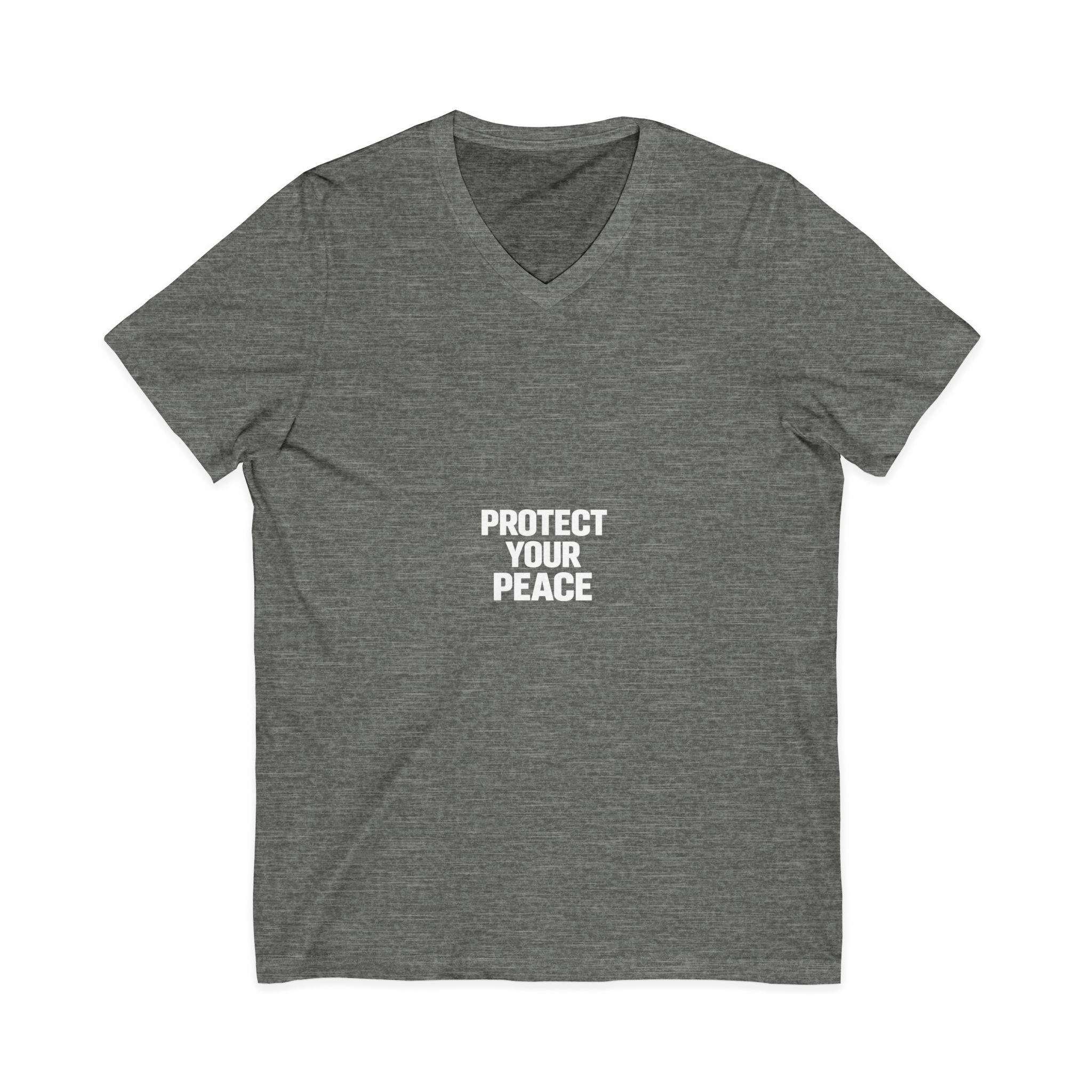 Unisex Jersey Short Sleeve V-Neck Tee