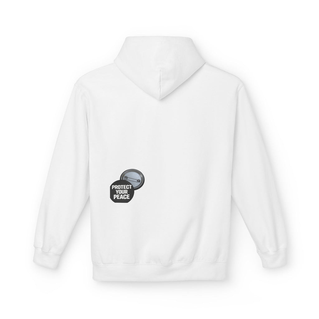 Protect Your Peace Hoodie — Minimal Bubble Logo Relaxed Pullover