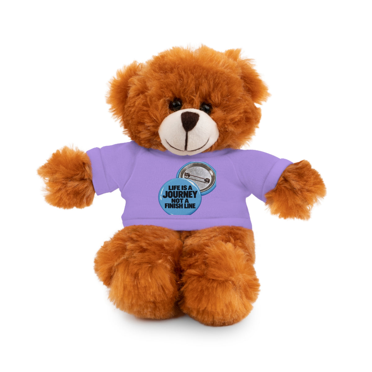 Plush Teddy Bear with Custom Tee — Cute Gift for Kids & Romantic Occasions