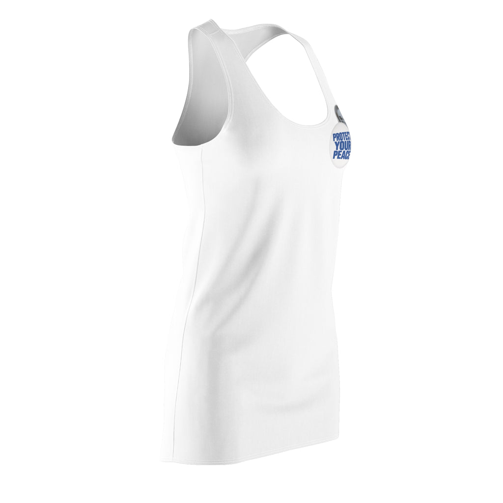 Racerback Dress — 'Protect Your Peace' Chest Badge