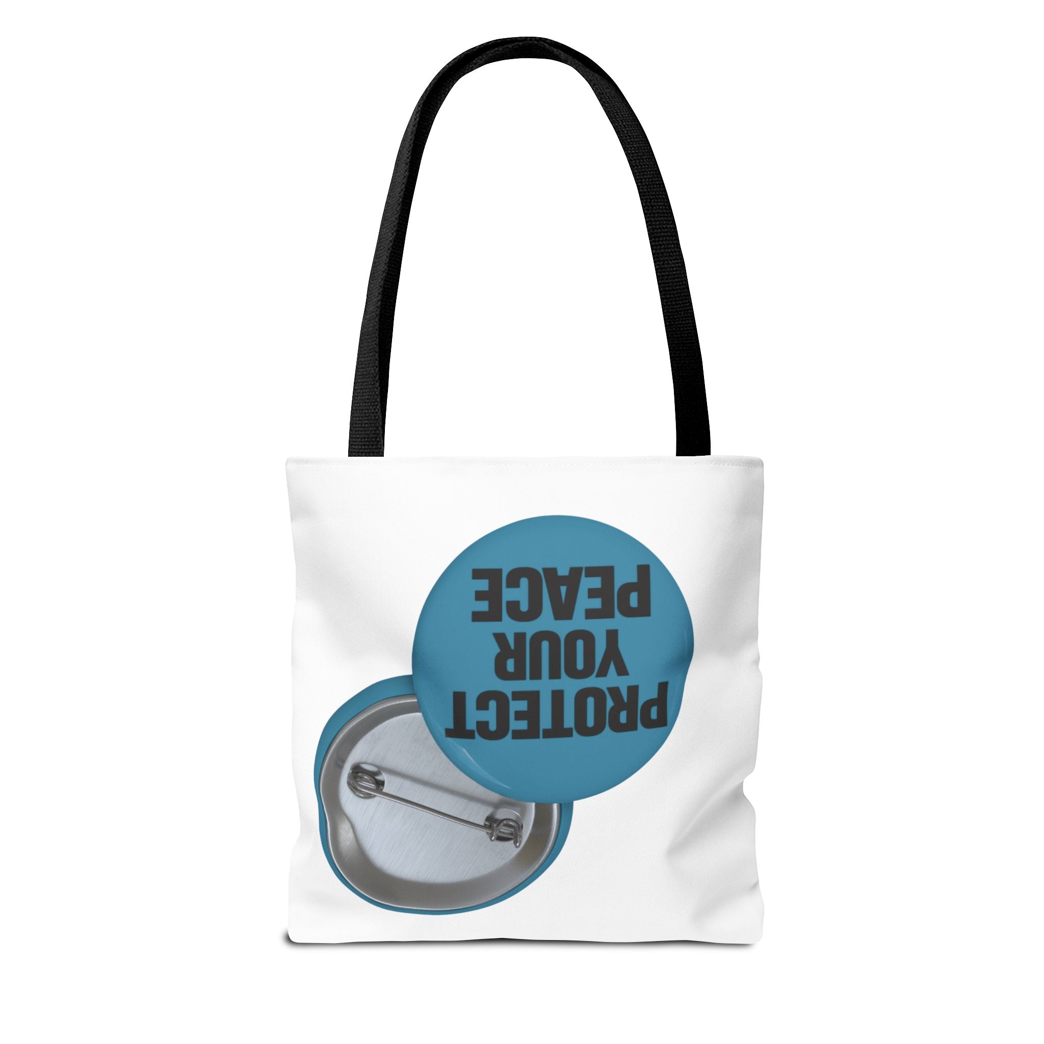 Protect Your Peace Tote Bag - Inspirational Everyday Canvas Shopper