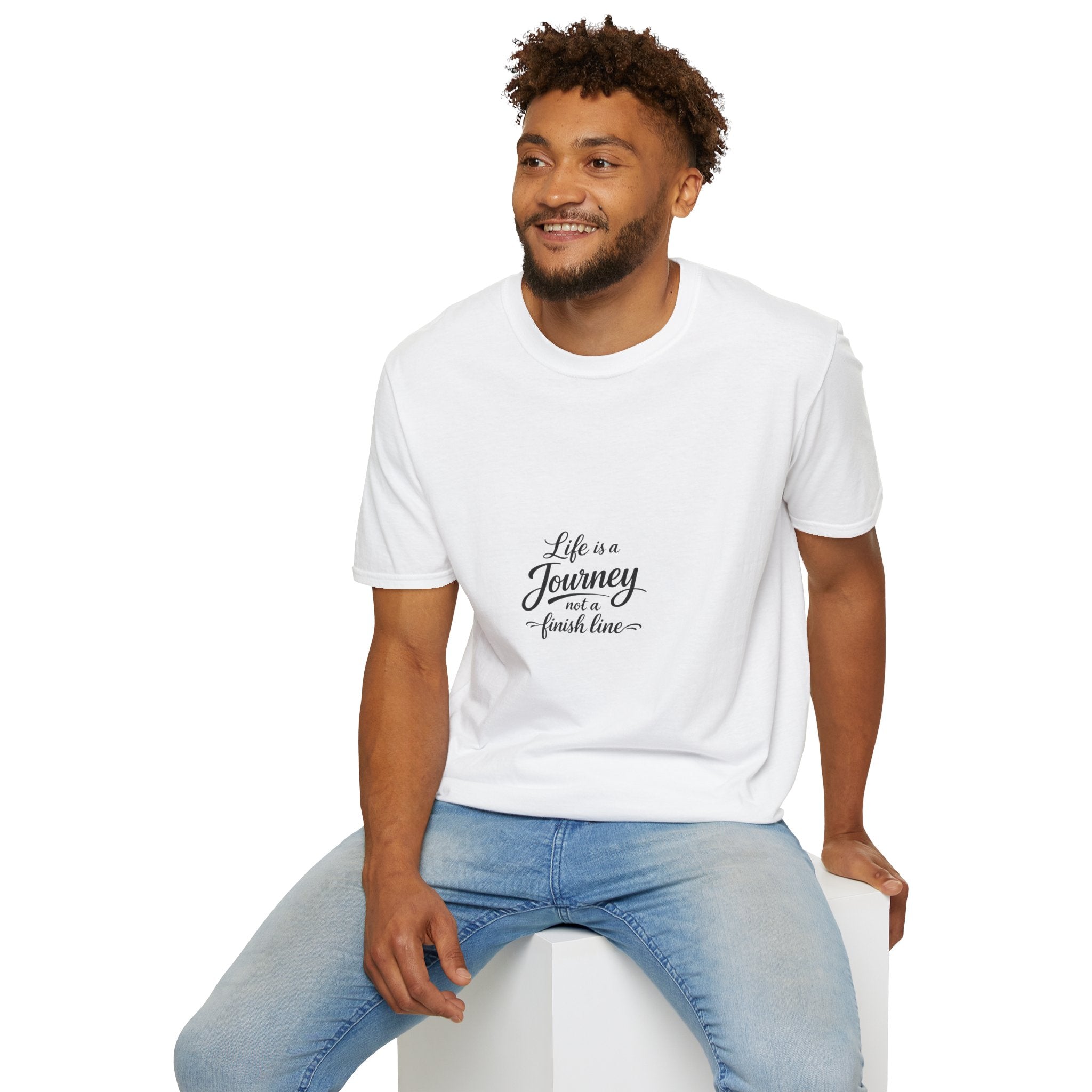 Life Is a Journey T-Shirt2 – Minimal Inspirational Quote Tee