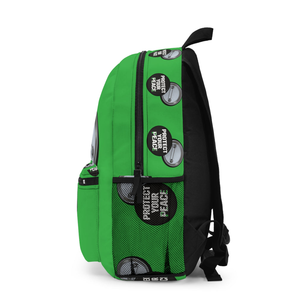 Protect Your Peace Backpack — Motivational Quote School & Travel Bag