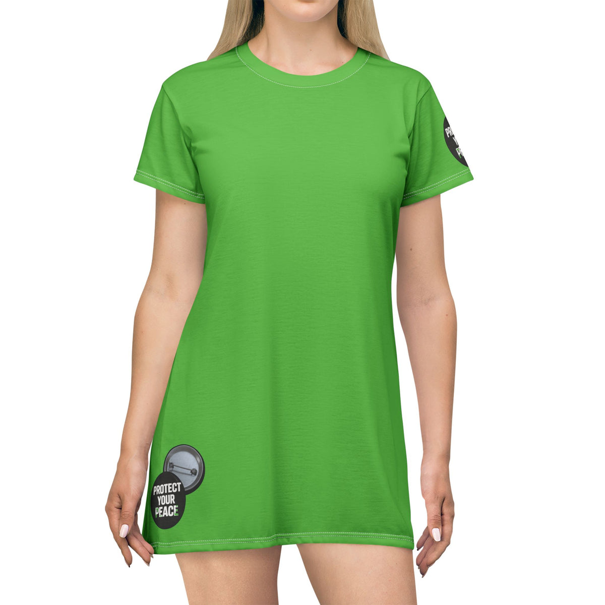 Green T-Shirt Dress
