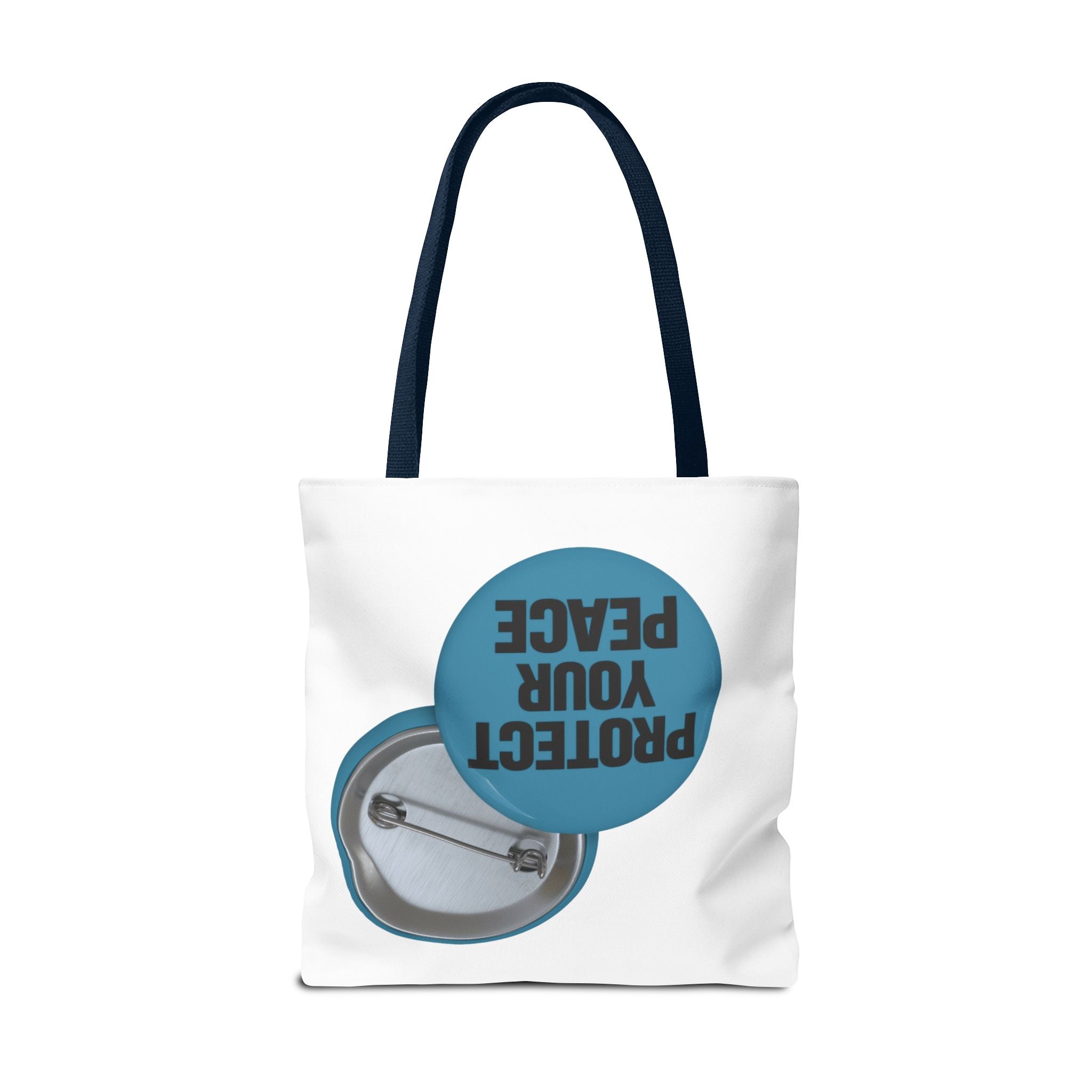 Protect Your Peace Tote Bag - Inspirational Everyday Canvas Shopper